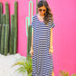 Madeline Striped Maxi Dress