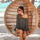 Laguna Beach Striped Off The Shoulder Romper