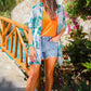 Hamptons Tropical Kimono