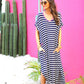 Madeline Striped Maxi Dress