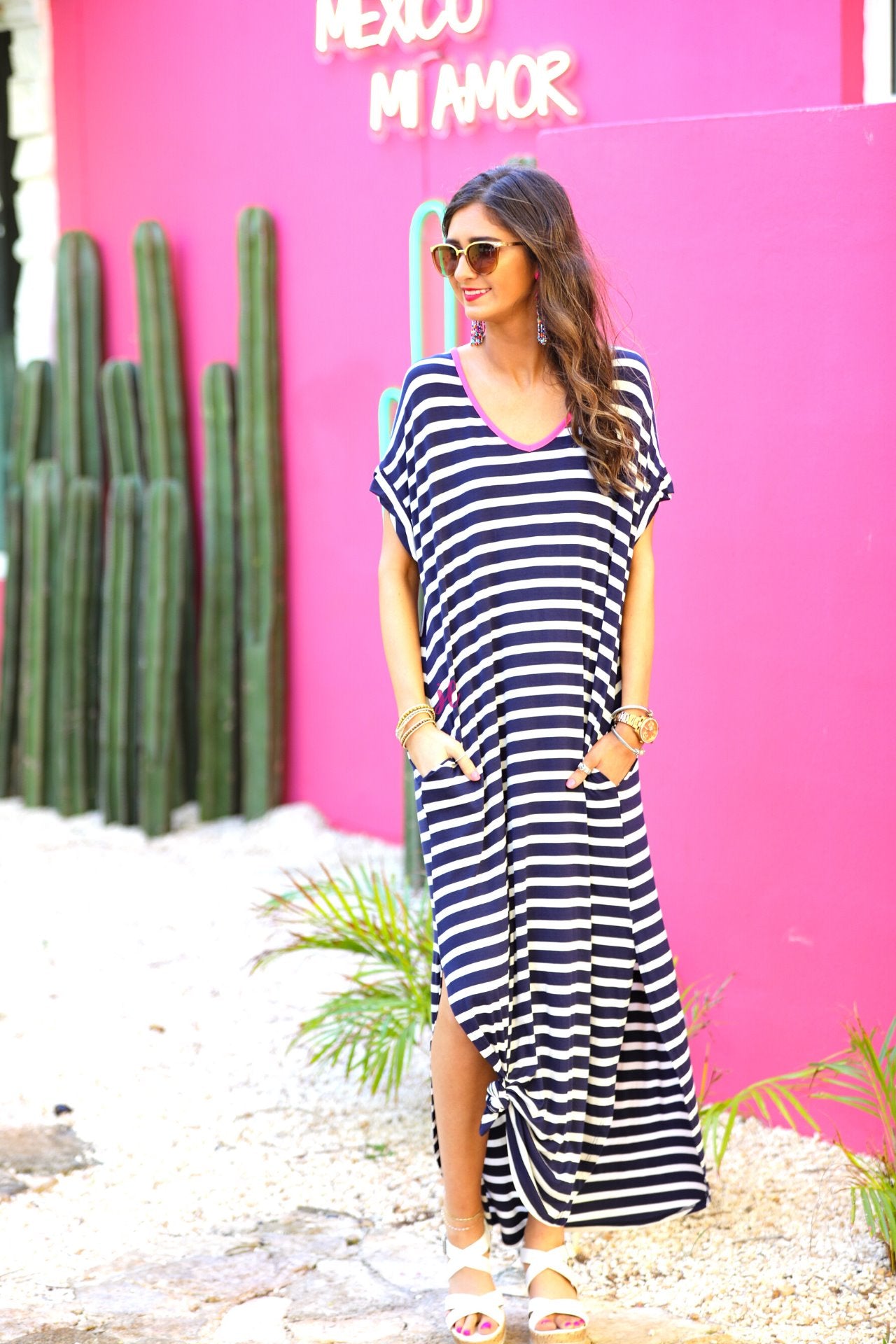 Madeline Striped Maxi Dress - Jess Lea Wholesale