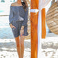 Laguna Beach Striped Off The Shoulder Romper