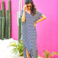 Madeline Striped Maxi Dress
