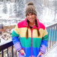 Adult Rainbow Puffer Jacket