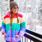 Adult Rainbow Puffer Jacket