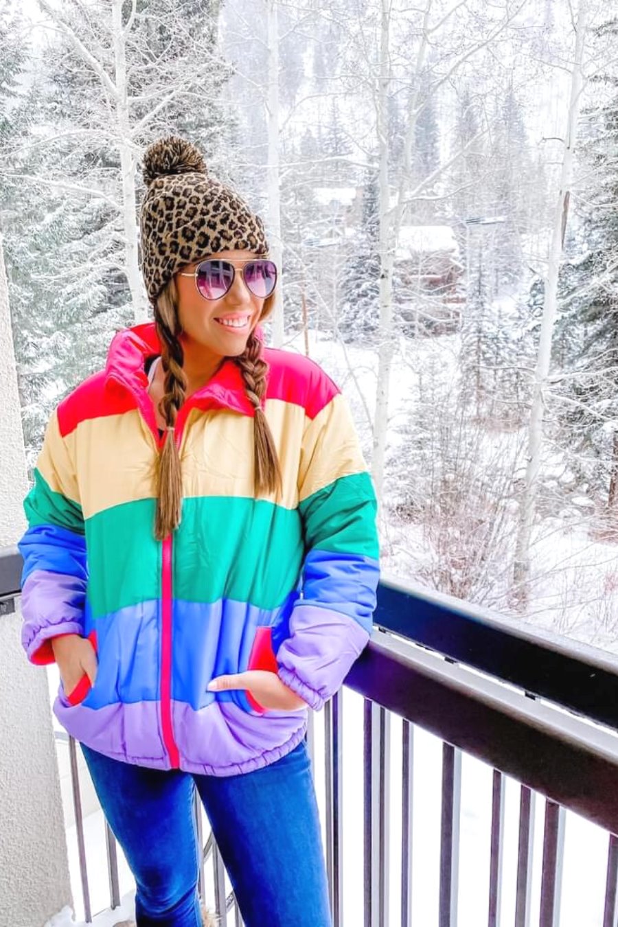 Adult Rainbow Puffer Jacket - Jess Lea Wholesale