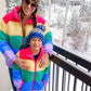 Kid's Rainbow Puffer Jacket
