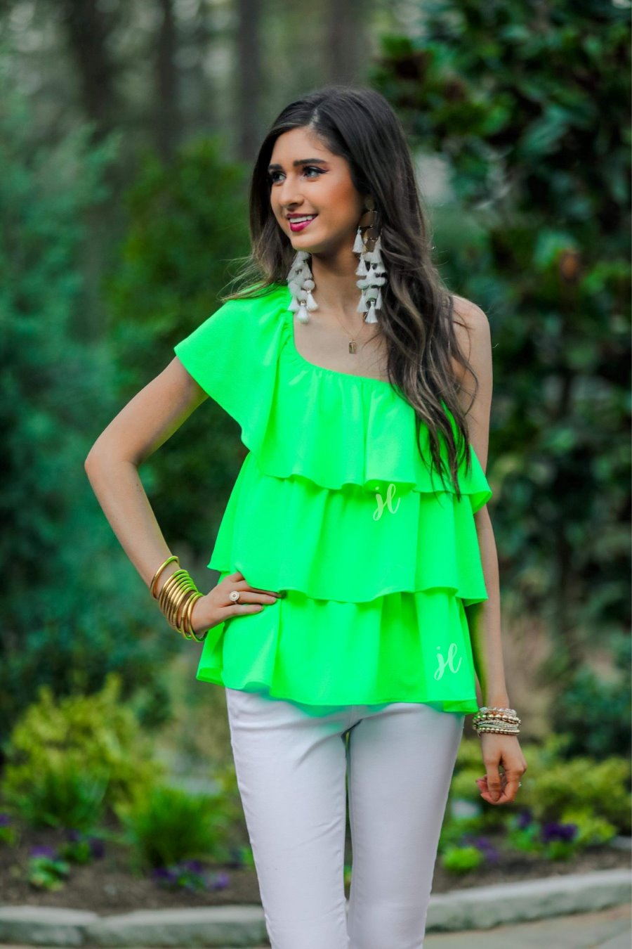 Out In The Sun Ruffle Top - Jess Lea Wholesale