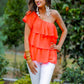 Out In The Sun Ruffle Top