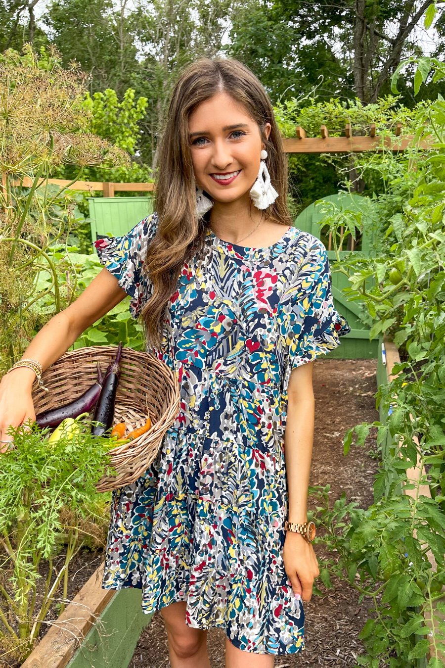 Secret Garden Floral Babydoll Dress - Jess Lea Wholesale