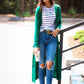 Spiced Up Long Pocket Cardigan