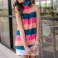 Sip Of Summer Striped Halter Top