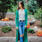 Spiced Up Long Pocket Cardigan