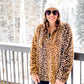 Leopard Goddess Faux Fur Pullover