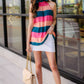 Sip Of Summer Striped Halter Top