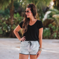 Luxury Getaway Marble Drawstring Everyday Shorts - Jess Lea Wholesale