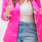 Sienna Satin Blazer