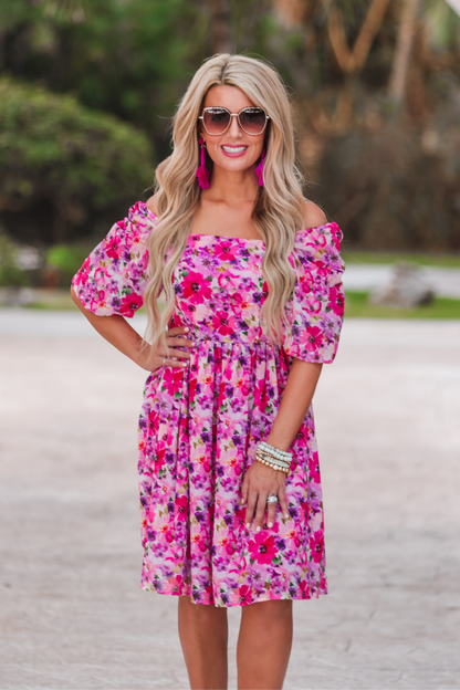 Sassy And Sweet Floral Dress
