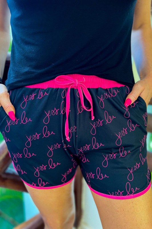 Jess Lea Logo Drawstring Everyday Shorts