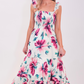 Hamptons Summer Floral Maxi Dress