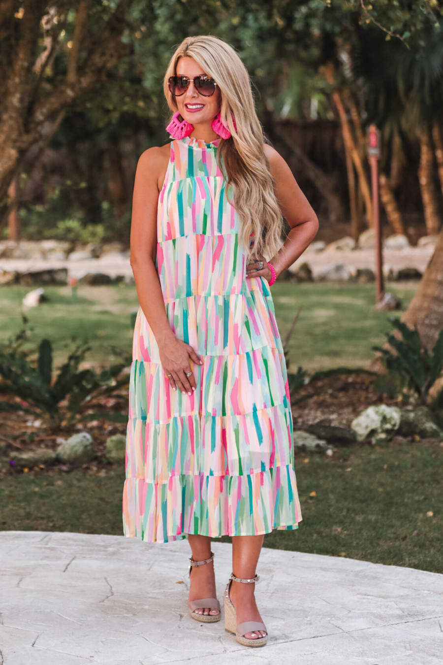 Watercolor Weekend Dress - Jess Lea Wholesale