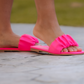 April Ruched Sandals - Jess Lea Wholesale