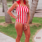 Adult Set Sail Striped Swimsuit