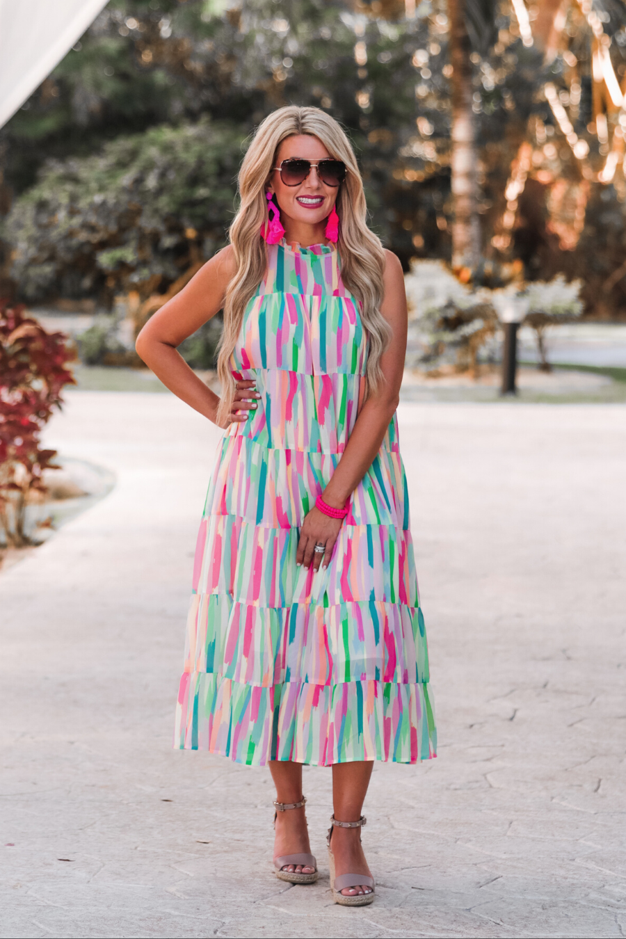 Watercolor Weekend Dress