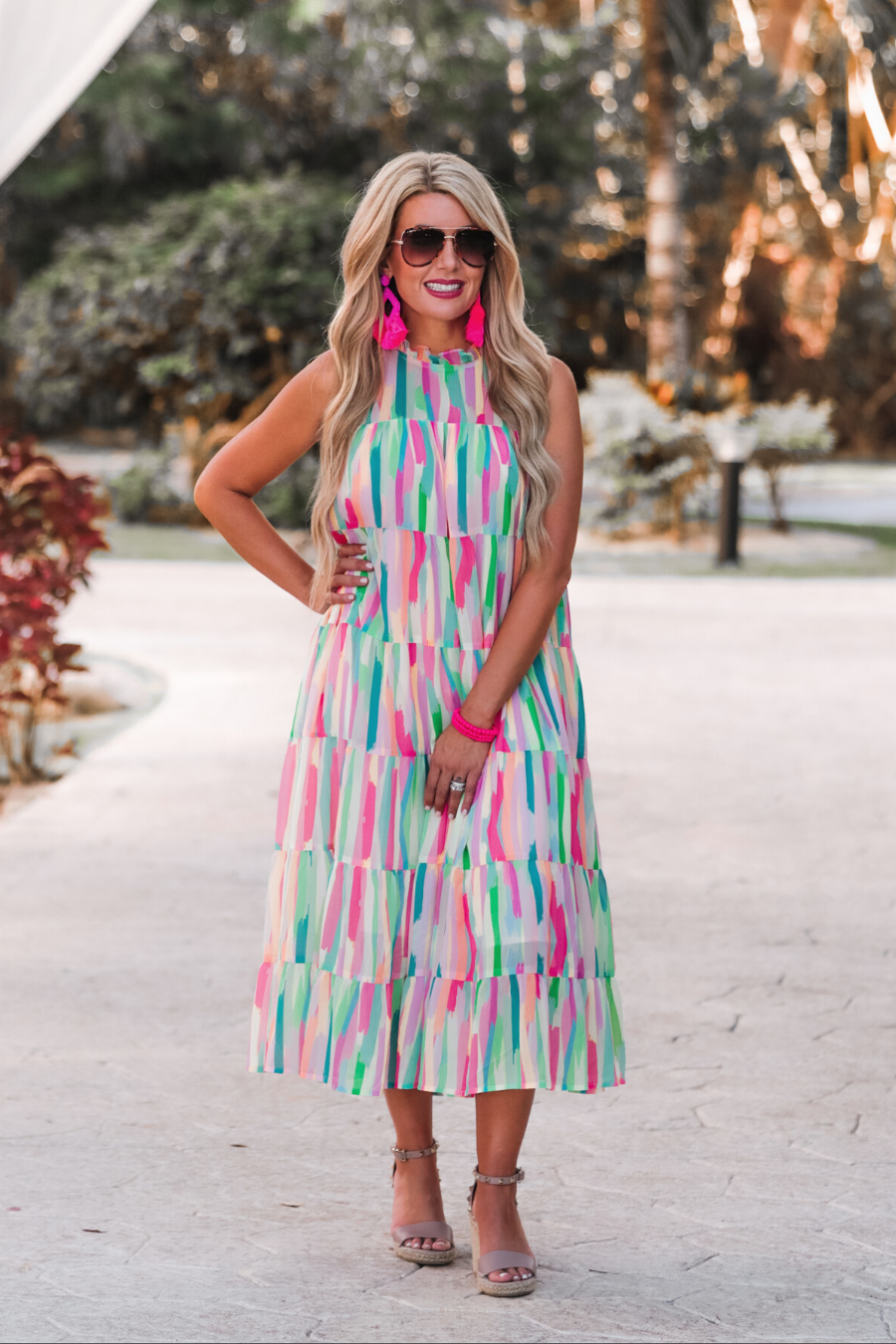 Watercolor Weekend Dress - Jess Lea Wholesale