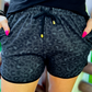 Own The Moment Leopard Drawstring Everyday Shorts