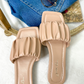 April Ruched Sandals