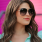 Queen Bee Aviator Sunglasses