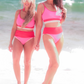 Summer Hotspot Color Block Swimsuit