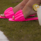 April Ruched Sandals - Jess Lea Wholesale