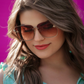 Honey Bee Square Framed Sunglasses