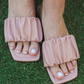 April Ruched Sandals
