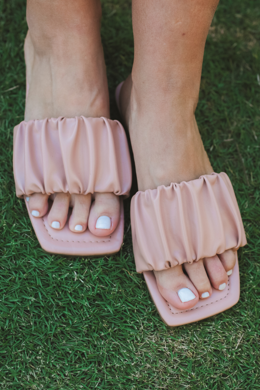 April Ruched Sandals - Jess Lea Wholesale