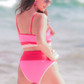 Summer Hotspot Color Block Swimsuit