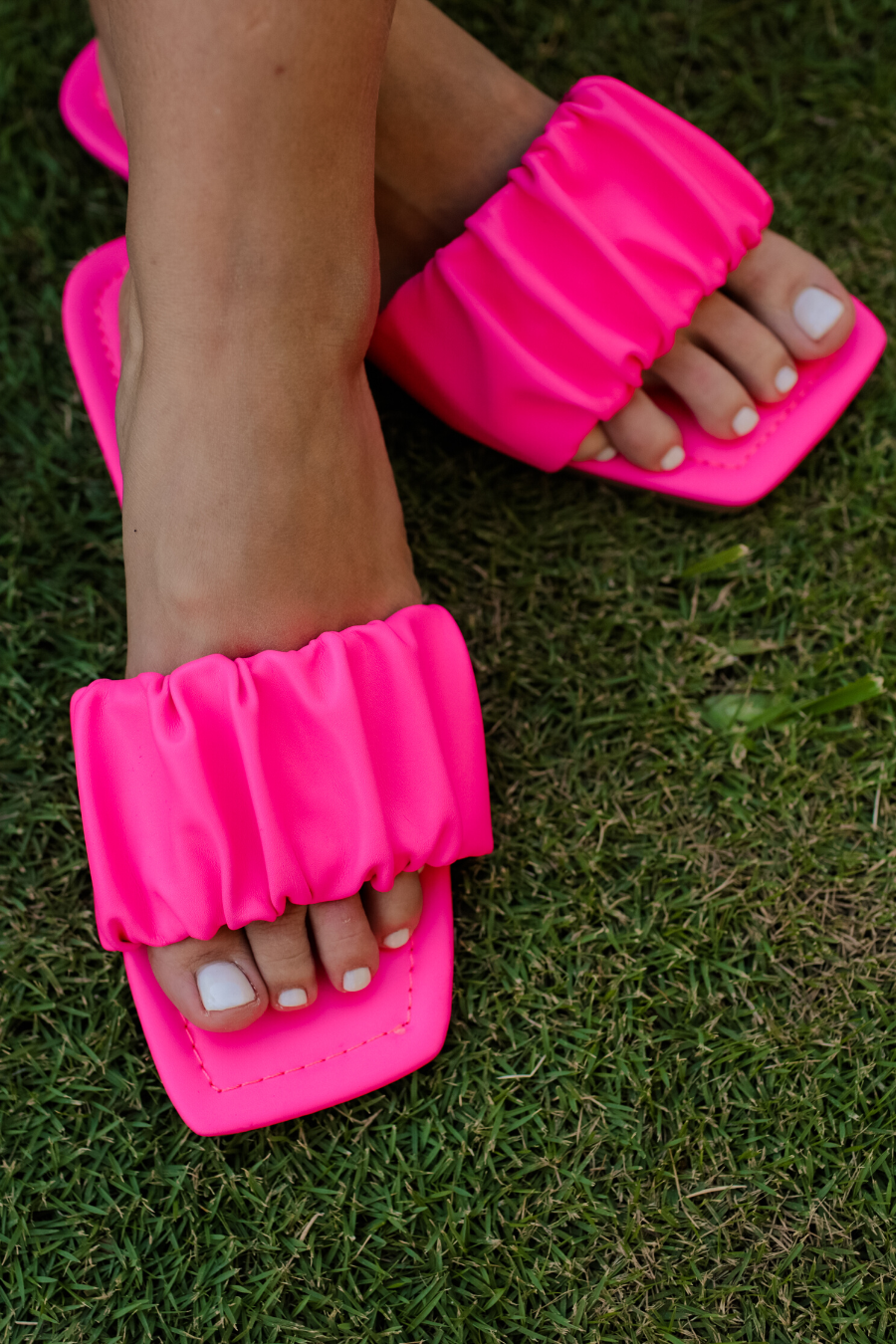 April Ruched Sandals - Jess Lea Wholesale