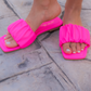 April Ruched Sandals - Jess Lea Wholesale