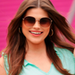 Better By The Pool Round Sunglasses - Jess Lea Wholesale
