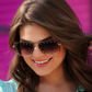 Hollywood Studded Aviator Sunglasses