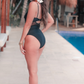 On A Yacht Mesh Swimsuit