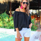 Charlotte Cold Shoulder Top