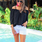 Charlotte Cold Shoulder Top