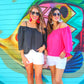 Charlotte Cold Shoulder Top