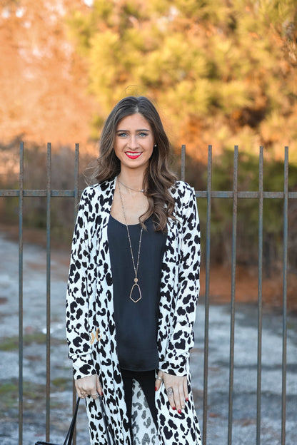 Alice Animal Print Cardigan