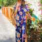 Riviera Romance Floral Maxi Dress