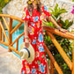 Riviera Romance Floral Maxi Dress