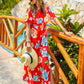 Riviera Romance Floral Maxi Dress